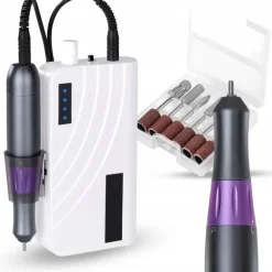 Activeshop Viva 201 draadloze oplaadbare nagelvijl voor manicure en pedicure met twist lock systeem en touch bedieningspaneel