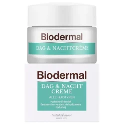 Biodermal Dag & Nachtcrème voor alle Huidtypen