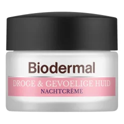 Biodermal Nachtcrème voor de Droge en Gevoelige Huid