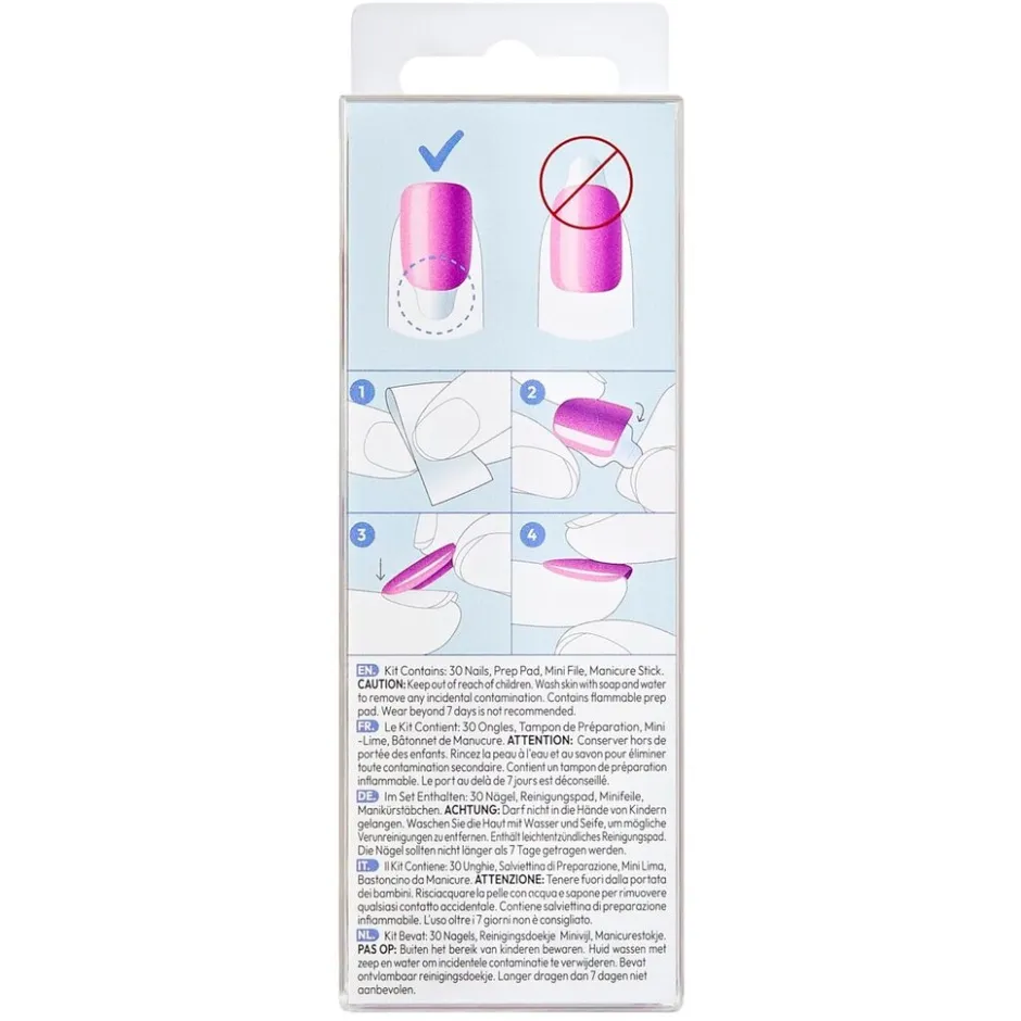 Impress Color FX by The No Glue Mani Levels Kunstnagels