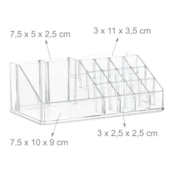 Confibel Make-up Organizer Cosmetica Organizer Verstelbare Lades