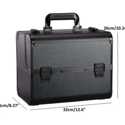 Confibel Opvouwbare Cosmetica Koffer 5 Opbergvakken Beauty Case