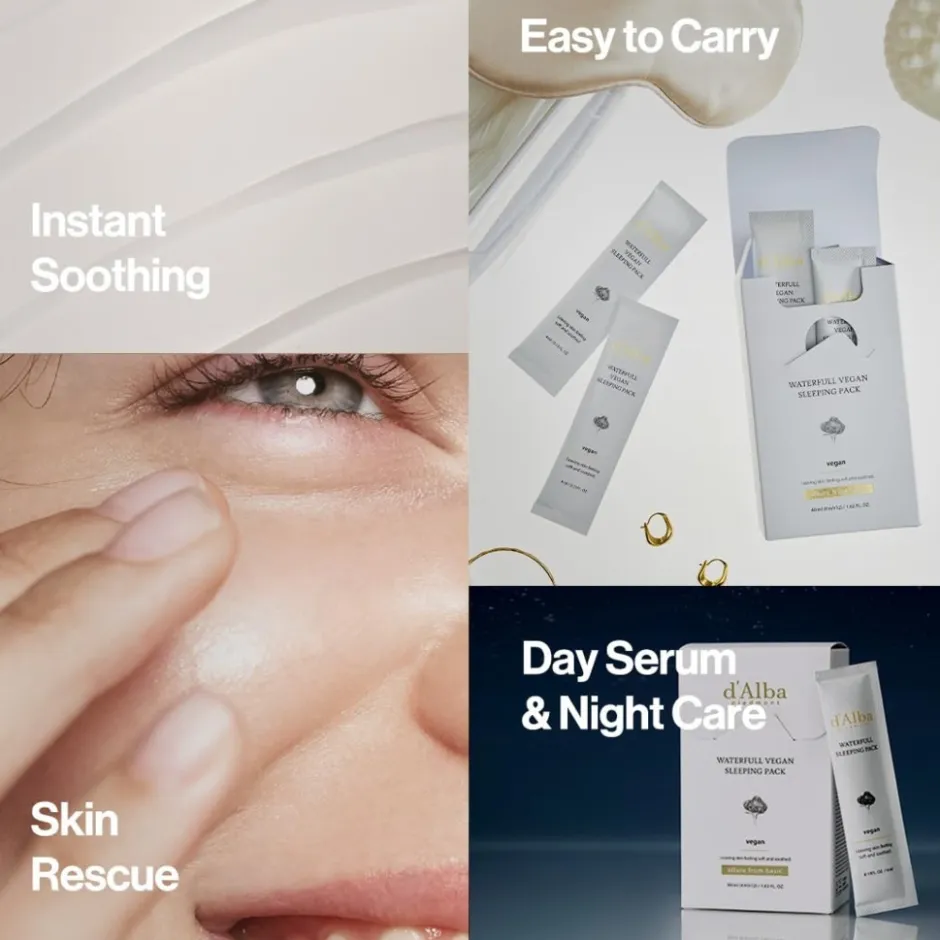 d'alba Waterfull Vegan Sleeping Pack