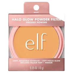 ELF e.l.f. Halo Glow Powder Filter Medium Neutral Pressed Powder