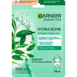 Garnier Skin Naturals Garnier SkinActive Hydra Bomb Groene Thee Tissuemasker