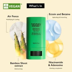 haruharu wonder Black Bamboo Daily Soothing Sun Shield SPF50+ PA++++