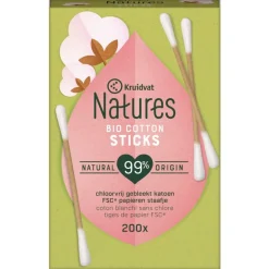 Kruidvat Natures Kruidvat Bio Wattenstaafjes