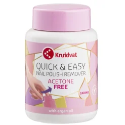Kruidvat Nail Care Quick & Easy Nagellakremover zonder Aceton
