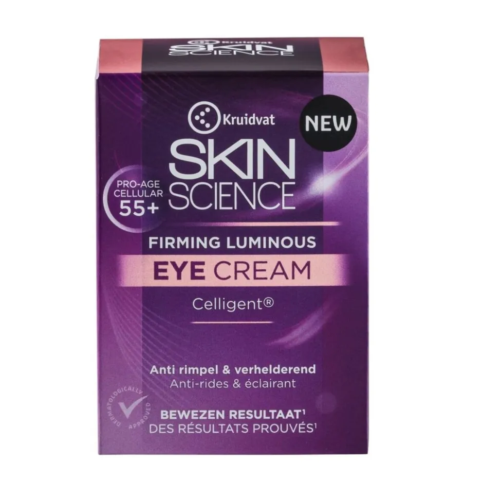 Kruidvat Skin Science Firming Luminous 55+ Eye Cream
