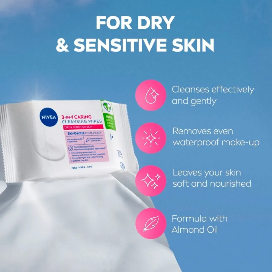 Nivea Skincare NIVEA 3-In-1 Reinigingsdoekjes