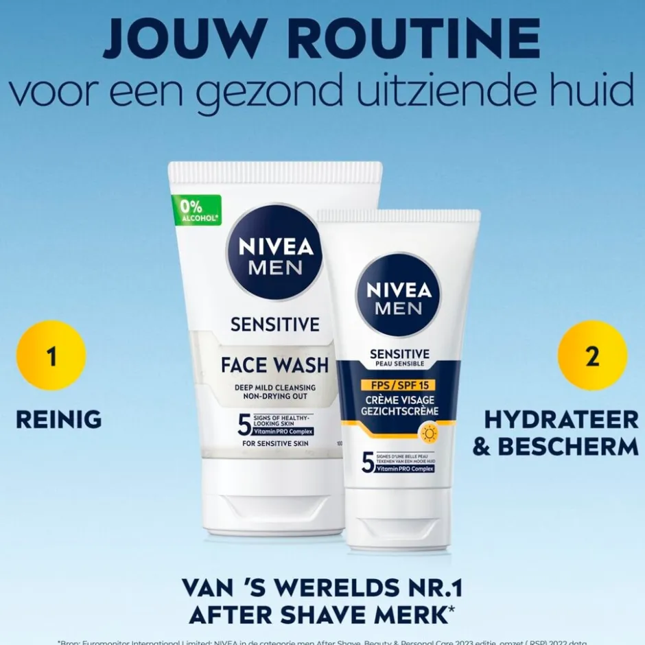 Nivea Men Sensitive SPF15 Gezichtscrème
