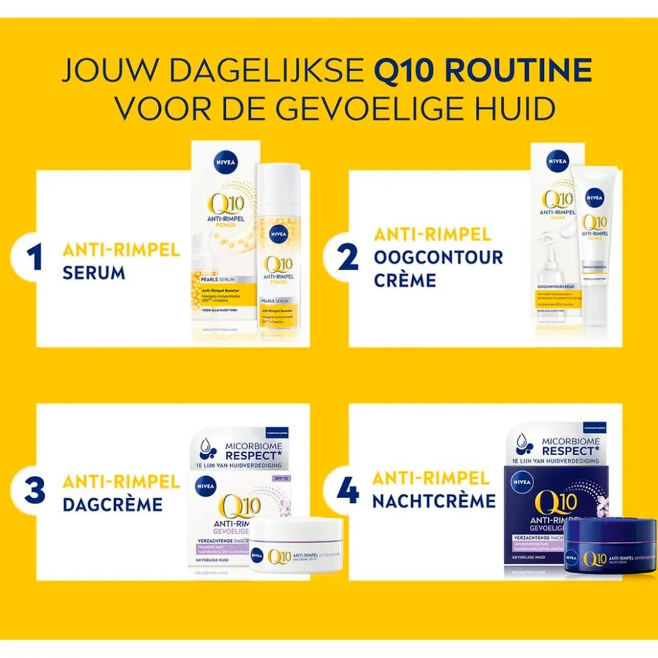 Nivea Skincare NIVEA Q10 Power Sensitive Anti-Rimpel Nachtcrème