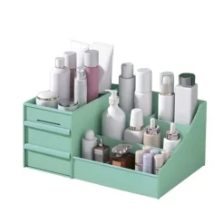 UNIQ Make‑up & Sieraden Organizer – 2 Laden, Mintgroen