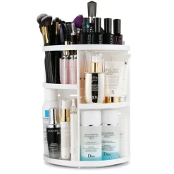 UNIQ 360° Roterende Make‑up Organizer - Wit