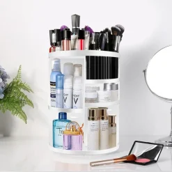 UNIQ 360° Roterende Make‑up Organizer - Wit